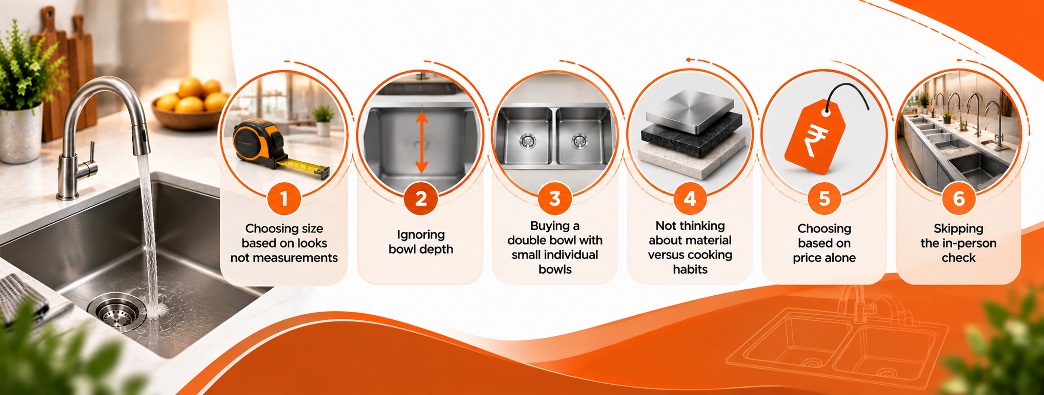 Common Mistakes to Avoid When Buying a Kitchen Sink